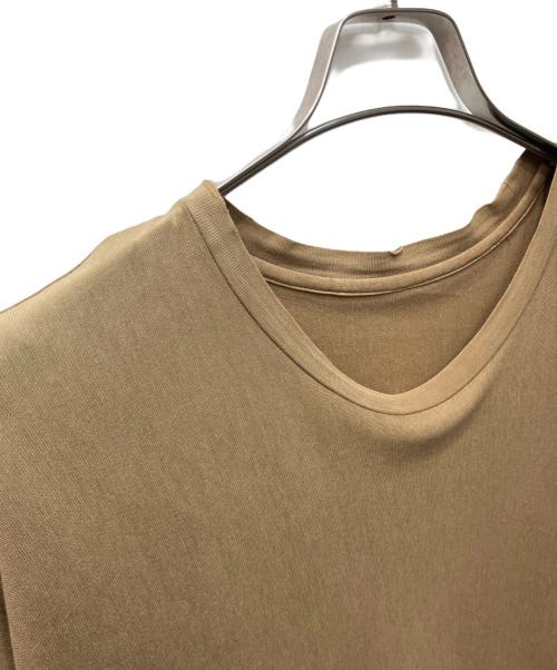 HOMME PLISSE ISSEY MIYAKE（オム プリッセ イッセイ ミヤケ）HOMME PLISSE ISSEY MIYAKE (オム プリッセ イッセイ ミヤケ) ドルマンスリーブカットソー ブラウン サイズ:2の古着・服飾アイテム