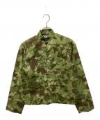 BLACK COMME des GARCONSブラックコムデギャルソン）の古着「カモフラチャイナシャツ」｜グリーン