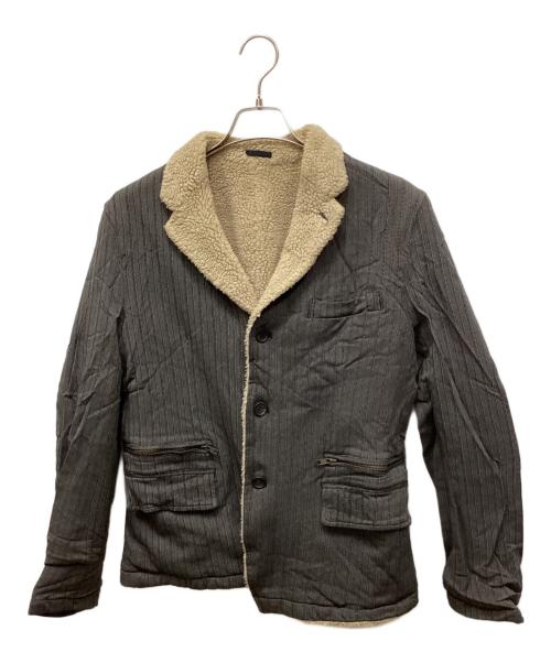 COMME des GARCONS HOMME（コムデギャルソン オム）COMME des GARCONS HOMME (コムデギャルソン オム) ボアジャケット グレー サイズ:Sの古着・服飾アイテム