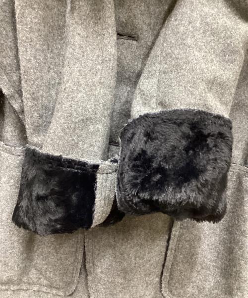 COMME des GARCONS HOMME PLUS（コムデギャルソンオムプリュス）COMME des GARCONS HOMME PLUS (コムデギャルソンオムプリュス) AD2002パイルライナーインサイドアウトジャケット グレー サイズ:Mの古着・服飾アイテム