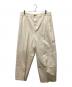 digawel（ディガウェル）の古着「キナリコットンペインターパンツ」｜アイボリー