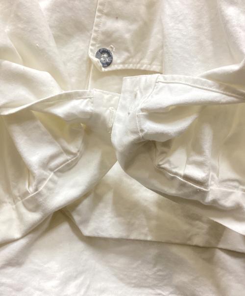 スウェーデン軍（スウェーデングン）スウェーデン軍 (スウェーデングン) 40sスノーアノラックパーカーメタルボタン ホワイト サイズ:3の古着・服飾アイテム