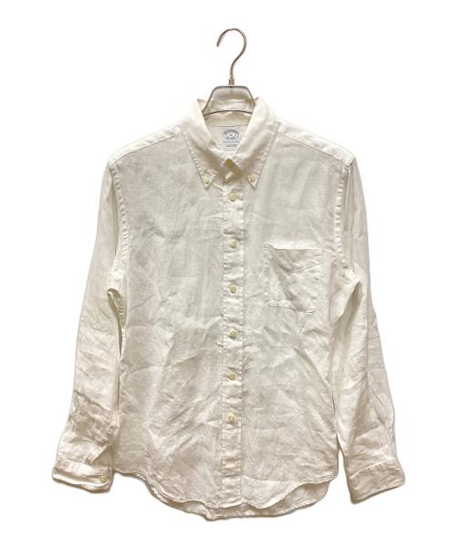 BROOKS BROTHERS（ブルックスブラザーズ）BROOKS BROTHERS (ブルックスブラザーズ) リネンシャツ ホワイト サイズ:Mの古着・服飾アイテム