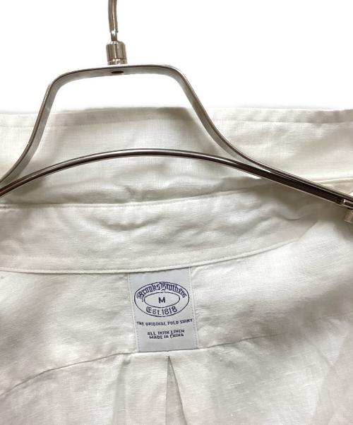 BROOKS BROTHERS（ブルックスブラザーズ）BROOKS BROTHERS (ブルックスブラザーズ) リネンシャツ ホワイト サイズ:Mの古着・服飾アイテム