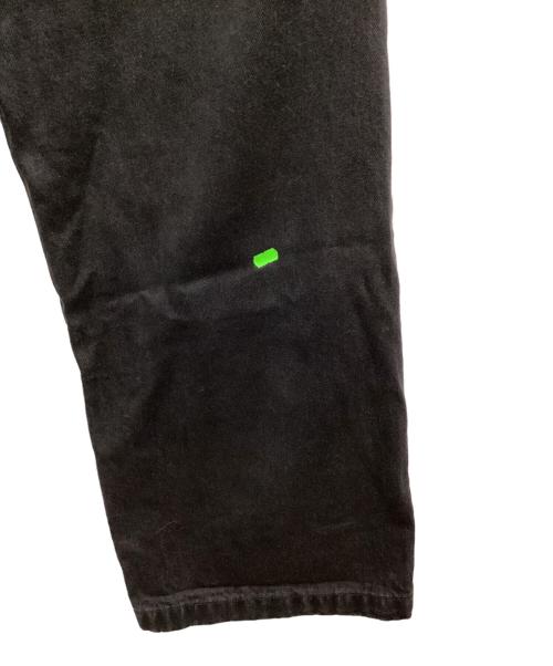 adidas（アディダス）adidas (アディダス) KSENIA SCHNAIDER (クセニア シュナイダー) サイドラインデニムパンツ ブラック サイズ:29の古着・服飾アイテム