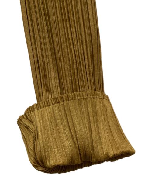 PLEATS PLEASE（プリーツプリーズ）PLEATS PLEASE (プリーツプリーズ) プリーツカットソー イエロー サイズ:3の古着・服飾アイテム