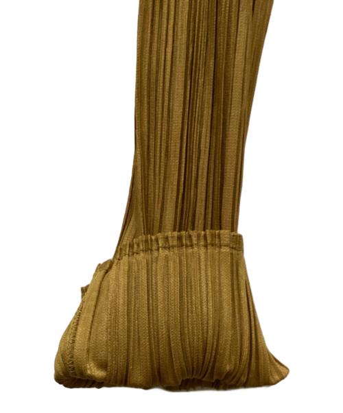 PLEATS PLEASE（プリーツプリーズ）PLEATS PLEASE (プリーツプリーズ) プリーツカットソー イエロー サイズ:3の古着・服飾アイテム