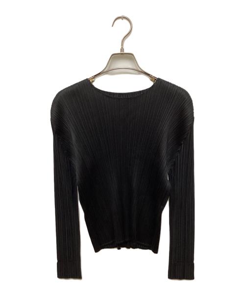 PLEATS PLEASE（プリーツプリーズ）PLEATS PLEASE (プリーツプリーズ) プリーツカットソー ブラック サイズ:3の古着・服飾アイテム