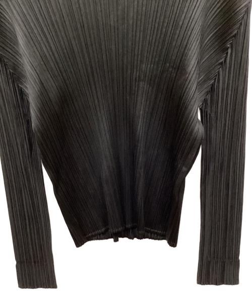 PLEATS PLEASE（プリーツプリーズ）PLEATS PLEASE (プリーツプリーズ) プリーツカットソー ブラック サイズ:3の古着・服飾アイテム