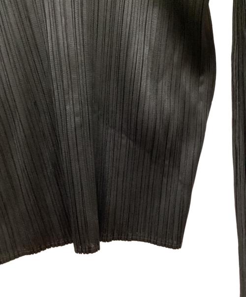 PLEATS PLEASE（プリーツプリーズ）PLEATS PLEASE (プリーツプリーズ) プリーツカットソー ブラック サイズ:3の古着・服飾アイテム