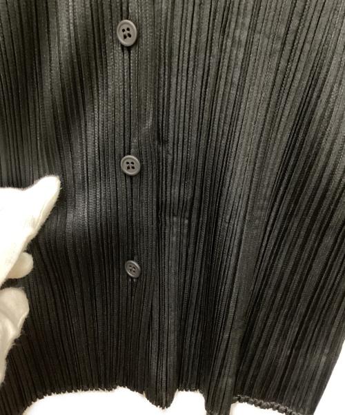 PLEATS PLEASE（プリーツプリーズ）PLEATS PLEASE (プリーツプリーズ) プリーツシャツ ブラック サイズ:3の古着・服飾アイテム