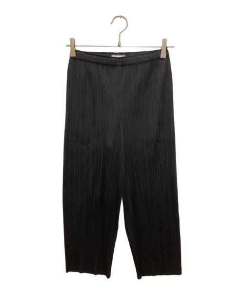 PLEATS PLEASE（プリーツプリーズ）PLEATS PLEASE (プリーツプリーズ) プリーツパンツ ブラック サイズ:3の古着・服飾アイテム