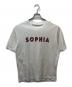 SOPHIA（ソフィア）の古着「College Logo Tee（カレッジロゴティー）」｜ホワイト