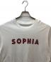 SOPHIA (ソフィア) College Logo Tee（カレッジロゴティー） ホワイト サイズ:Ｌ：4000円