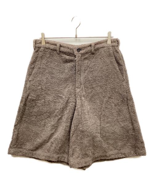 COMME des GARCONS HOMME PLUS（コムデギャルソンオムプリュス）COMME des GARCONS HOMME PLUS (コムデギャルソンオムプリュス) AD2012パイル地ハーフパンツ ベージュ サイズ:Mの古着・服飾アイテム