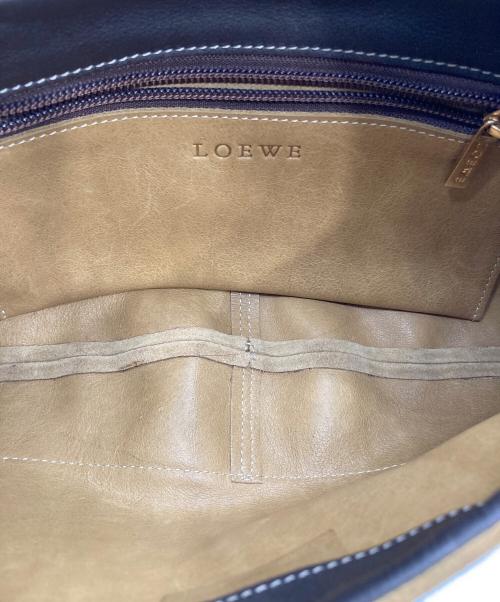 LOEWE（ロエベ）LOEWE (ロエベ) ワンショルダースウェード切替バッグ ベージュの古着・服飾アイテム