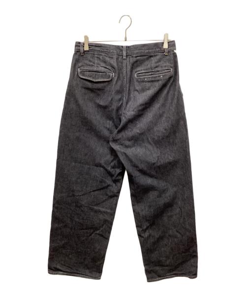 Graphpaper（グラフペーパー）Graphpaper (グラフペーパー) COLORFAST DENIM TWO TUCK PANTS/カラーファストデニムツータックパンツ ネイビー サイズ:1の古着・服飾アイテム