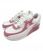NIKEナイキ）の古着「W AIRMAX 90 LV8/エア マックス 90 LV8 ウィメンズシューズ」｜ピンク×ホワイト