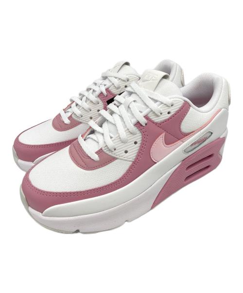 NIKE（ナイキ）NIKE (ナイキ) W AIRMAX 90 LV8/エア マックス 90 LV8 ウィメンズシューズ ピンク×ホワイト サイズ:25cm 未使用品の古着・服飾アイテム