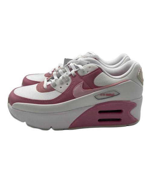 NIKE（ナイキ）NIKE (ナイキ) W AIRMAX 90 LV8/エア マックス 90 LV8 ウィメンズシューズ ピンク×ホワイト サイズ:25cm 未使用品の古着・服飾アイテム