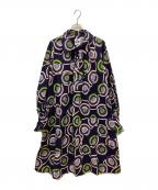 NOMADIC ARTISANノマディックアルティザン）の古着「総柄ワンピース」｜ネイビー