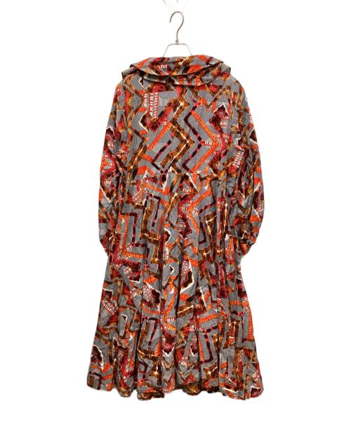 NOMADIC ARTISAN（ノマディックアルティザン）NOMADIC ARTISAN (ノマディックアルティザン) 総柄ワンピース レッド サイズ:Mの古着・服飾アイテム