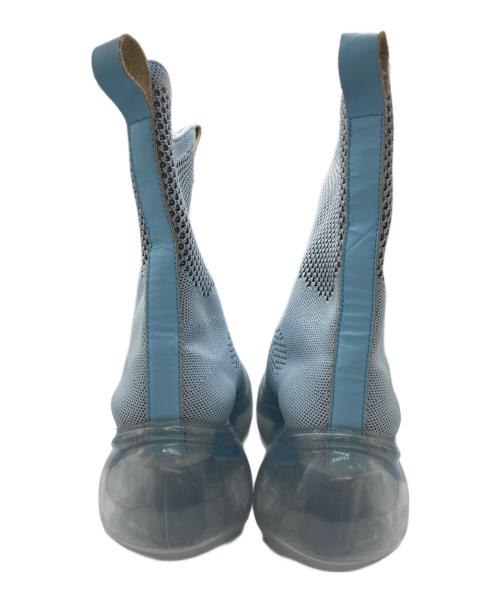 Jenny Fax（ジェニーファックス）Jenny Fax (ジェニーファックス) Western knit boots スカイブルー サイズ:39の古着・服飾アイテム