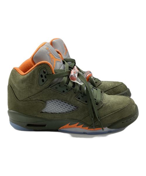 NIKE（ナイキ）NIKE (ナイキ) AIR JORDAN 5 RETRO グリーン サイズ:25cmの古着・服飾アイテム