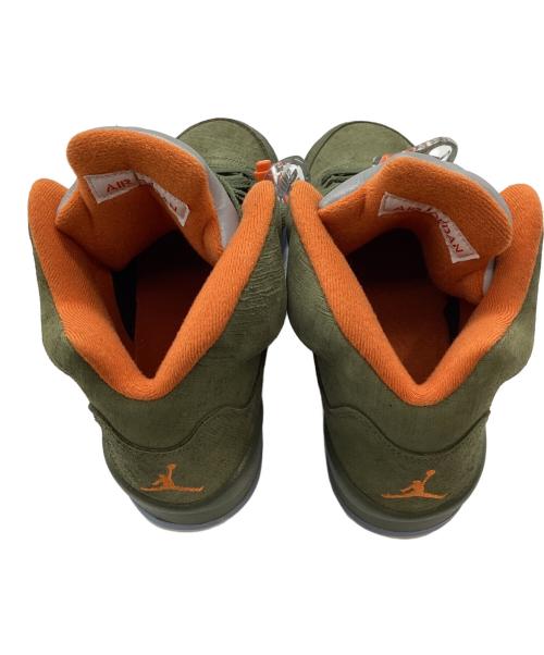 NIKE（ナイキ）NIKE (ナイキ) AIR JORDAN 5 RETRO グリーン サイズ:25cmの古着・服飾アイテム