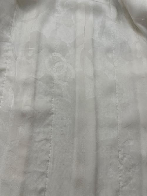 CHANEL（シャネル）CHANEL (シャネル) ツイードジャケット ホワイト サイズ:36の古着・服飾アイテム