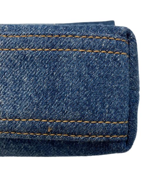 MARC JACOBS（マークジェイコブス）MARC JACOBS (マークジェイコブス) デュアルチェーンウォレット インディゴの古着・服飾アイテム