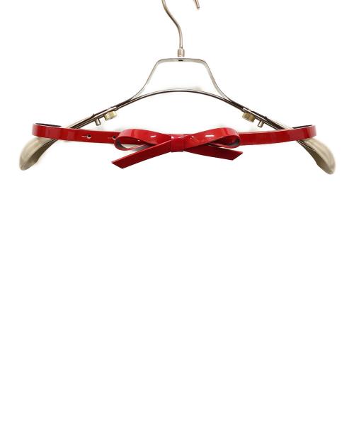 DOUBLE STANDARD CLOTHING（ダブルスタンダードクロージング）DOUBLE STANDARD CLOTHING (ダブルスタンダードクロージング) シフォンハート刺繍ブラウス ホワイト×レッド サイズ:36の古着・服飾アイテム