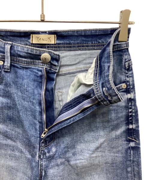 YANUK（ヤヌーク）YANUK (ヤヌーク) ワイドフレアデニムパンツ インディゴ サイズ:26の古着・服飾アイテム