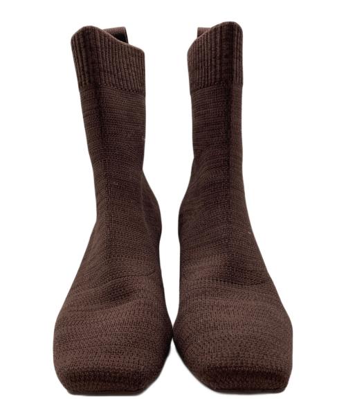 VIVAIA（ビバイア）VIVAIA (ビバイア) ニットブーツ ブラウン サイズ:23.5cmの古着・服飾アイテム