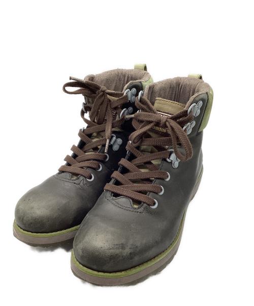 adidas（アディダス）adidas (アディダス) RANSOM (ランソム) ブーツ ブラック×グリーン サイズ:25.5の古着・服飾アイテム