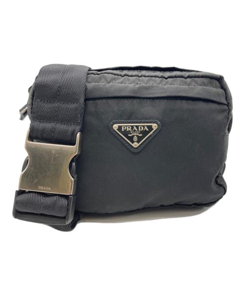 PRADA（プラダ）PRADA (プラダ) ウエストバッグ ブラックの古着・服飾アイテム
