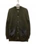 COMME des GARCONS SHIRT（コムデギャルソンシャツ）の古着「コントラストポケットニットカーディガン」｜ブラウン