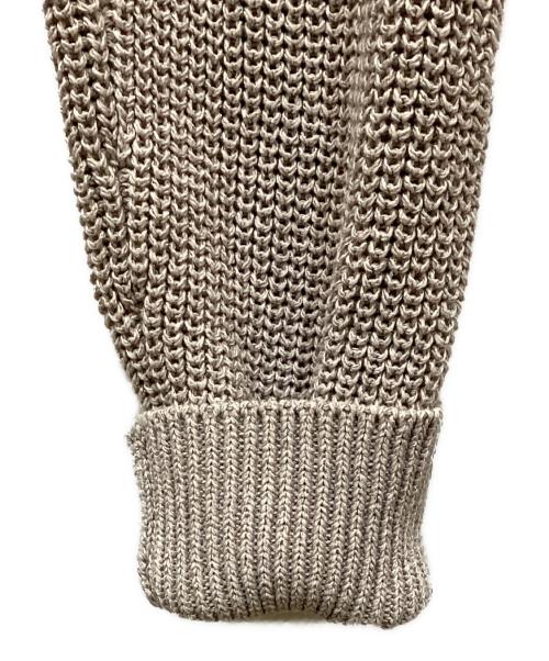 N.O.R.C（ノーク）N.O.R.C (ノーク) 片畦ニットクロップドカーディガン グレー サイズ:２の古着・服飾アイテム