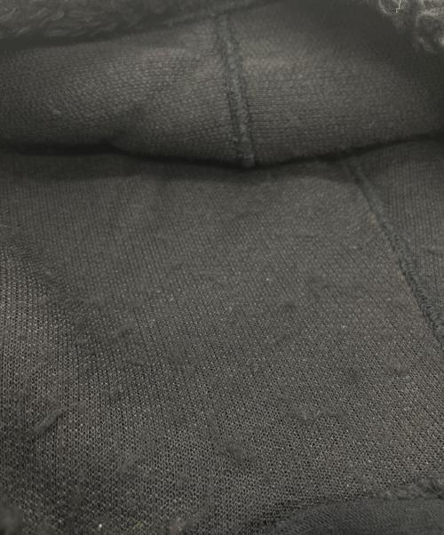 COMME des GARCONS（コムデギャルソン）COMME des GARCONS (コムデギャルソン) レイヤード切替ボアジップパーカー ブラック サイズ:Sの古着・服飾アイテム