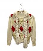 COMME des GARCONSコムデギャルソン）の古着「アーガイルニット」｜アイボリー