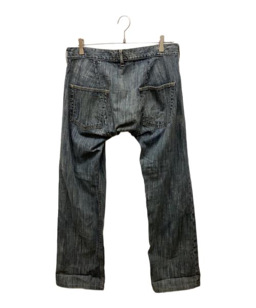 JUNYA WATANABE COMME des GARCONS（ジュンヤワタナベ コムデギャルソン）JUNYA WATANABE COMME des GARCONS (ジュンヤワタナベ コムデギャルソン) 立体裁断デニムパンツ インディゴ サイズ:Sの古着・服飾アイテム