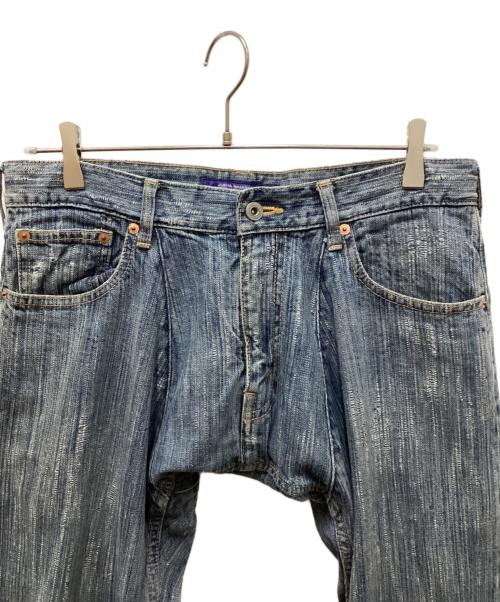 JUNYA WATANABE COMME des GARCONS（ジュンヤワタナベ コムデギャルソン）JUNYA WATANABE COMME des GARCONS (ジュンヤワタナベ コムデギャルソン) 立体裁断デニムパンツ インディゴ サイズ:Sの古着・服飾アイテム