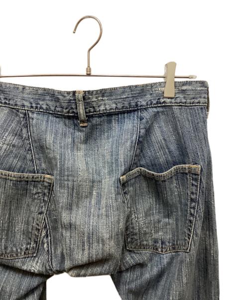 JUNYA WATANABE COMME des GARCONS（ジュンヤワタナベ コムデギャルソン）JUNYA WATANABE COMME des GARCONS (ジュンヤワタナベ コムデギャルソン) 立体裁断デニムパンツ インディゴ サイズ:Sの古着・服飾アイテム