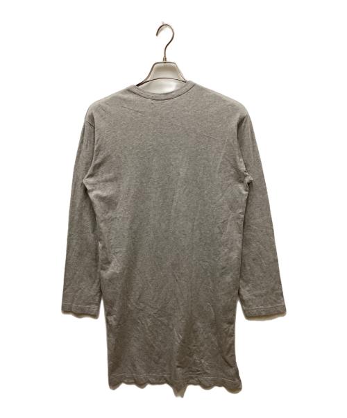 COMME des GARCONS SHIRT（コムデギャルソンシャツ）COMME des GARCONS SHIRT (コムデギャルソンシャツ) ロング丈カットソー グレー サイズ:Lの古着・服飾アイテム