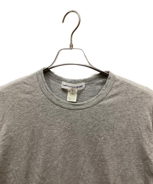 COMME des GARCONS SHIRT（コムデギャルソンシャツ）COMME des GARCONS SHIRT (コムデギャルソンシャツ) ロング丈カットソー グレー サイズ:Lの古着・服飾アイテム