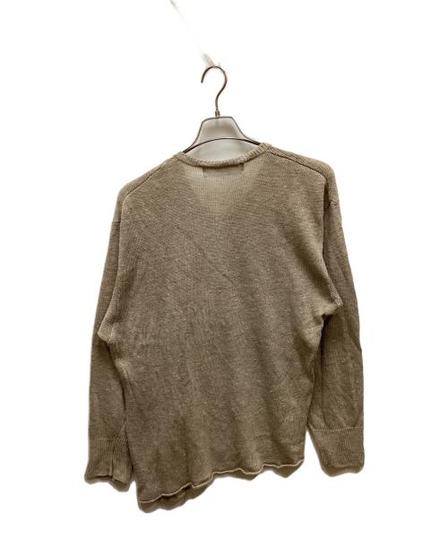COMME des GARCONS HOMME（コムデギャルソン オム）COMME des GARCONS HOMME (コムデギャルソン オム) リネンアシメニット ベージュ サイズ:表記無しの古着・服飾アイテム