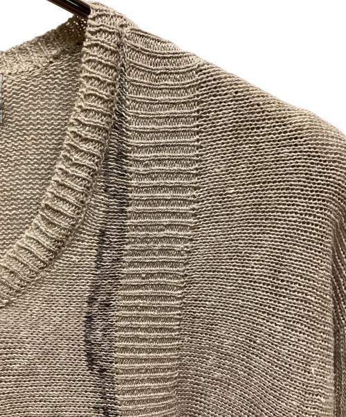 COMME des GARCONS HOMME（コムデギャルソン オム）COMME des GARCONS HOMME (コムデギャルソン オム) リネンアシメニット ベージュ サイズ:表記無しの古着・服飾アイテム