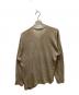 COMME des GARCONS HOMME (コムデギャルソン オム) リネンアシメニット ベージュ サイズ:表記無し：16000円