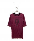 COMME des GARCONSコムデギャルソン）の古着「カットソーワンピース」｜パープル