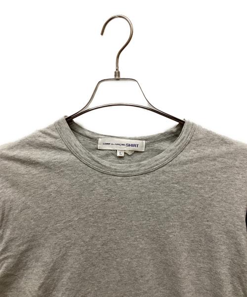 COMME des GARCONS SHIRT（コムデギャルソンシャツ）COMME des GARCONS SHIRT (コムデギャルソンシャツ) カットソー グレー サイズ:Lの古着・服飾アイテム